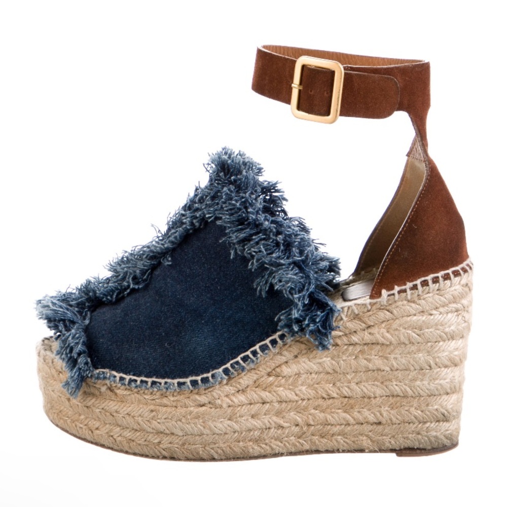 Chloe denim sandals